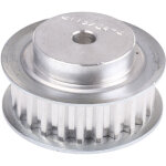 Poulie pour courroie crant�e en aluminium 24 dents , pas de 5mm, al�sage 6mm ( prix pour 1 )