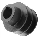 Poulie courroie v double gorge al�sage moteur 168f 170f gx110 gx120 gx160 gx200 kart quad 7hp