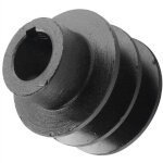 Poulie courroie v double gorge al�sage moteur 168f 170f gx110 gx120 gx160 gx200 kart quad 7hp