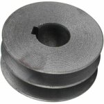 Poulie double gorge mtal moteur roue atelier roue synchrone extrieur 72mm intrieur 24mm cl 8mm Poulie double gorge mtal moteur roue atelier roue synchrone extrieur 72mm intrieur 24mm cl 8mm