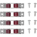 Poulie de fen�tre push - pull � doubles roues avec vis rouleau de porte de fen�tre coulissante pour largeur ...