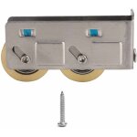 Poulie de fen�tre, roue � double rainure pour porte coulissante en acier inoxydable, garnitures de quincailler ...