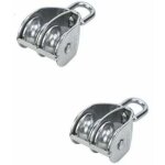 Poulies fixes en acier inoxydable m20, double roue, pour c�ble