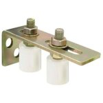 Poulie de guidage pour portail coulissant courtyard gate rail rail guide wheel nylon nylon industrial ...