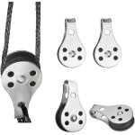 Poulie de levage en acier inoxydable, poulie simple, pour grands kayaks, cano�s, usines, b�timents, etc. ...