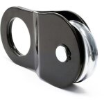 Poulie de mouflage ouvrante / deviation - 130 x 48 x 260 mm - charge max. 10 t - guide de c�ble porte ...