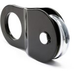Poulie de mouflage ouvrante / deviation - 130 x 48 x 260 mm - charge max. 4 t - guide de cble porte ...