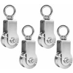 Poulie � roulement � billes 4 pi�ces 34 mm, poulie de levage, capacit� de charge 250 kg, poulie en acier ...