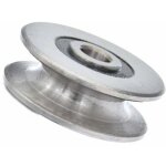 Poulie de roulement  billes en acier inoxydable avec rainure en u profonde de 8 mm, 250 kg, poulie en ...