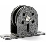 Poulie roulement fitness avec roue rainur�e u silencieuse, poulie corde levage pivotante acier inoxydable ...