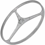 Poulie de tambour diam. 298mm d'origine (481252888083) lave - linge ariston hotpoint, bauknecht, brandt, ...
