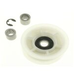 Poulie tendeur + circlips pour seche linge whirlpool 484000000792