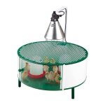Poussinire avec accessoires, hatcher jusqu' 20  30 poussins, cage leveur 72x72x40 cm