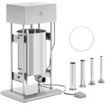 Poussoir � saucisses 20 litres �lectrique avec 4 tubes de remplissage acier inoxydable