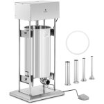 Poussoir  saucisse 25 litres lectrique avec 4 tubes de remplissage acier inoxydable