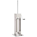 Poussoir  saucisse manuel argent 7 l acier inoxydable vidaxl