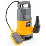 Powermat - pompe vide cave submersible avec flotteur pour eaux sales propres, fosses septiques, 1600w ...