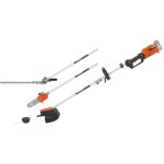 Multi - outil de jardin � batterie powdpg7553 - outillage de jardin 4 - en - 1 de 40 v, taille - haie, ...