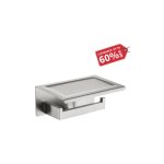 Porte papier wc porte papier toilette en acier inoxydable dvidoir papier toilettes mural avec support ...