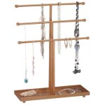 Presentoir a bijoux en forme de t