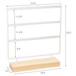 Présentoir à boucles d'oreilles, présentoir à boucles d'oreilles suspendu, en bois Présentoir à boucles d'oreilles, présentoir à boucles d'oreilles suspendu, en bois