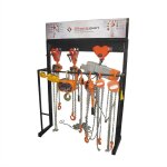 Pr�sentoir totempalan pour palans et porte - palans stockman