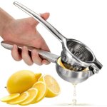 Presse - agrumes presse - citron en acier inoxydable robuste presse - citron et citron vert, va au lave ...