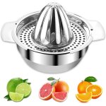 Presse agrumes manuel en inox presse orange manuel avec r�cipient, presse citron manuel pour presser ...