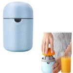 Presse agrume manuel pressoir a fruit pour citrons / limes / oranges / orange / pamplemousse - bleu