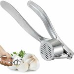 Presse - ail, acier inoxydable coupe - ail presse - ail broyeur d'ail lavable au lave - vaisselle aide ...