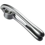 Presse - ail inox de cuisine professionnelle, ecrase ail, broyeur d'ail, hachoir � ail convivial, facile ...