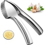 Presse ail, press pratique, presse ail inox, coupe ail broyeur hachoir gingembre poigne en conomie de ...