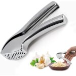 Presse ail, press pratique, presse ail inox, coupe ail broyeur hachoir � gingembre poign�e en �conomie ...