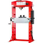 Mw tools - presse d'atelier hydraulique 50 t � commande manuelle et au pied ph50
