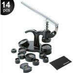 Presse de bo�tier montre, outil montre pour fermeture la table arri�re de montre 12 tailles de moules ...