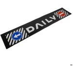 Presse � boue arri�re 35x185cm iveco daily, avec panneaux de signalisation, en caoutchouc r�sistant