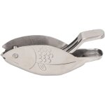 Presse - citron manuel universel, en acier inoxydable, orn� de motifs d'oiseaux et de poissons, un mini ...