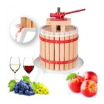 Le poisson qui jardine - presse - fruit manuel en bois de hêtre à vis. capacité : 12 litres Le poisson qui jardine - presse - fruit manuel en bois de hêtre à vis. capacité : 12 litres