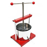 Wiltec - presse � fruits � vis ? 300 x 250 x 455 mm ? capacit� 6 l ? double cuve en acier inoxydable ...