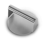 Presse � hamburgers en acier inoxydable, broyeur rond, presse � hamburgers antiadh�sive et lisse, fond ...
