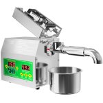 Presse � huile �lectrique 820 w, modes de pressage � chaud et � froid, en acier inoxydable, thermostat ...