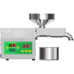 Presse � huile �lectrique 820 w ? pressage � froid et � chaud ? acier inoxydable 304 ? contr�le num�rique ...