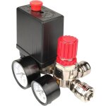 Pressostat compresseur d'air, 220 v, valve de commande pour compresseur d'air, pressostat avec valve ... Pressostat compresseur d'air, 220 v, valve de commande pour compresseur d'air, pressostat avec valve ...