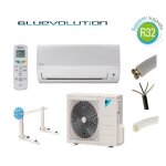 Daikin - pret a poser climatisation 6000w r32 bluevolution reversible ftxf60a + kit de pose 15 metres ...
