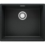 Primagran - evier sous plan 56x47cm, evier en granit 1 bac + kit de vidage, Évier au meuble 60cm - london, ... Primagran - evier sous plan 56x47cm, evier en granit 1 bac + kit de vidage, Évier au meuble 60cm - london, ...