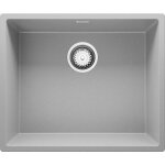 Primagran - evier sous plan 56x47cm, evier en granit 1 bac + kit de vidage, vier au meuble 60cm - london, ...