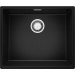 Primagran - evier sous plan 56x47cm, evier en granit 1 bac + kit de vidage, Évier au meuble 60cm - london, ... Primagran - evier sous plan 56x47cm, evier en granit 1 bac + kit de vidage, Évier au meuble 60cm - london, ...