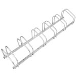 Primematik - r�telier 6 v�los syst�me range - v�lo support pour bicyclette en acier fixation sol ou mur ...
