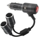 Prise allume cigare 12v, 1  2 rallonge allume cigare avec d'interrupteur, cble d'extension avec fusible ...