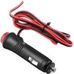 Prise allume - cigare, 12v - 24v adaptateur de prise allume cigare male avec bouton de commutateur de ... Prise allume - cigare, 12v - 24v adaptateur de prise allume cigare male avec bouton de commutateur de ...